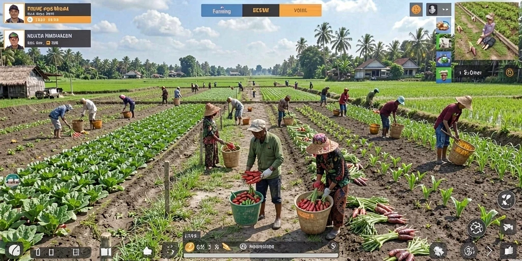 Tangkapan layar menampilkan antarmuka permainan C8VIP yang menarik.
