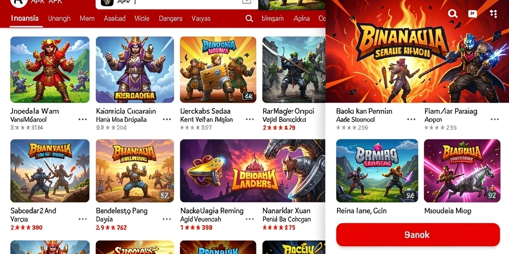 Screenshot menunjukkan karakter utama dalam aksi.