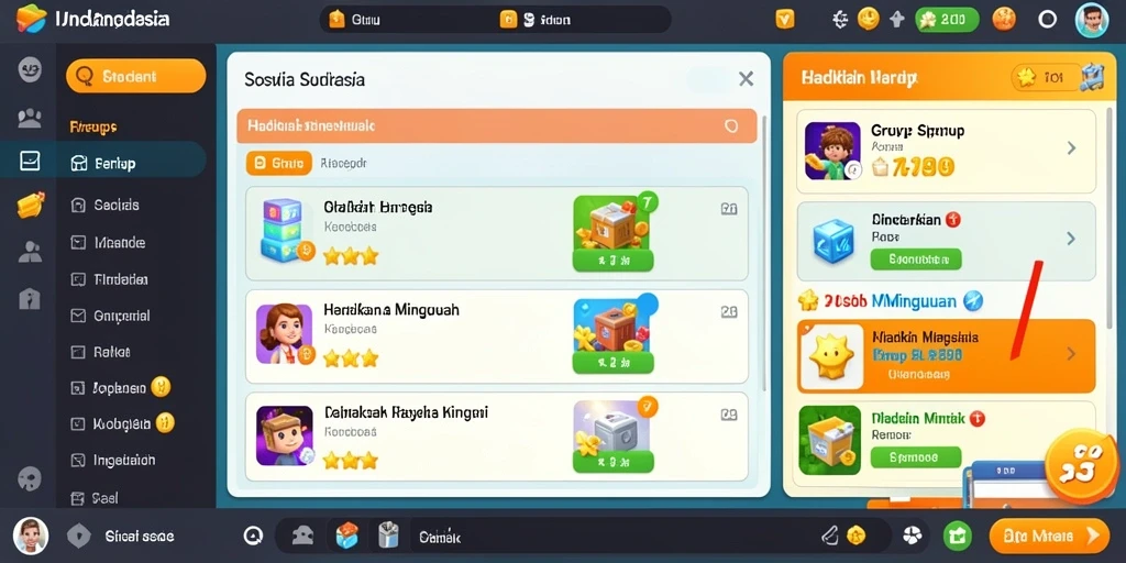 Tampilan antarmuka yang user-friendly dan menarik.