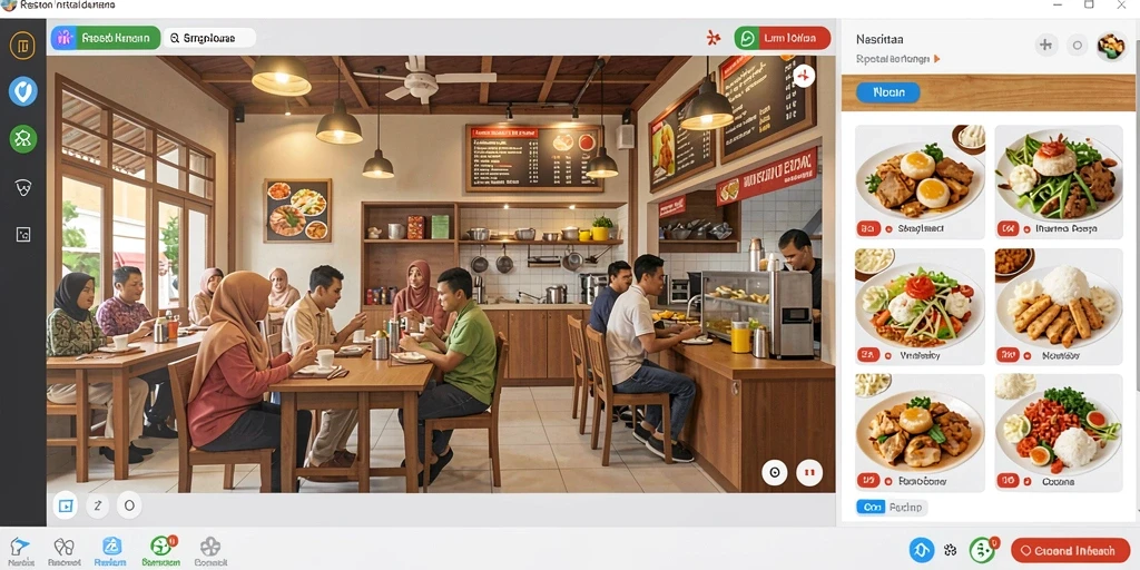 Tampilan antarmuka yang menarik dan intuitif.