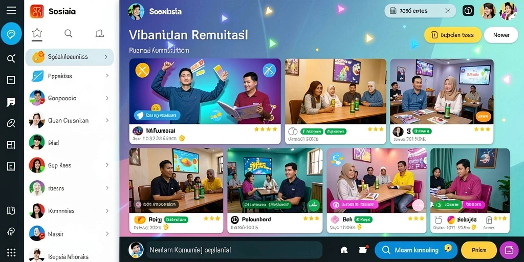 Tampilan antarmuka yang menarik dan mudah digunakan.