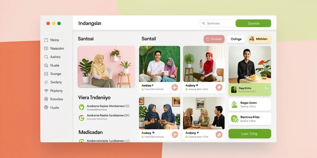 Tampilan antarmuka yang intuitif dan mudah dinavigasi.