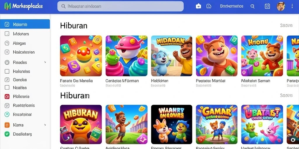Tampilan antarmuka NABUNG77 yang intuitif.
