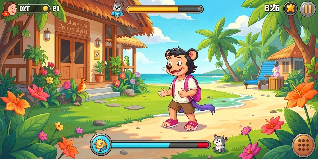 Tampilan permainan slot yang menarik.