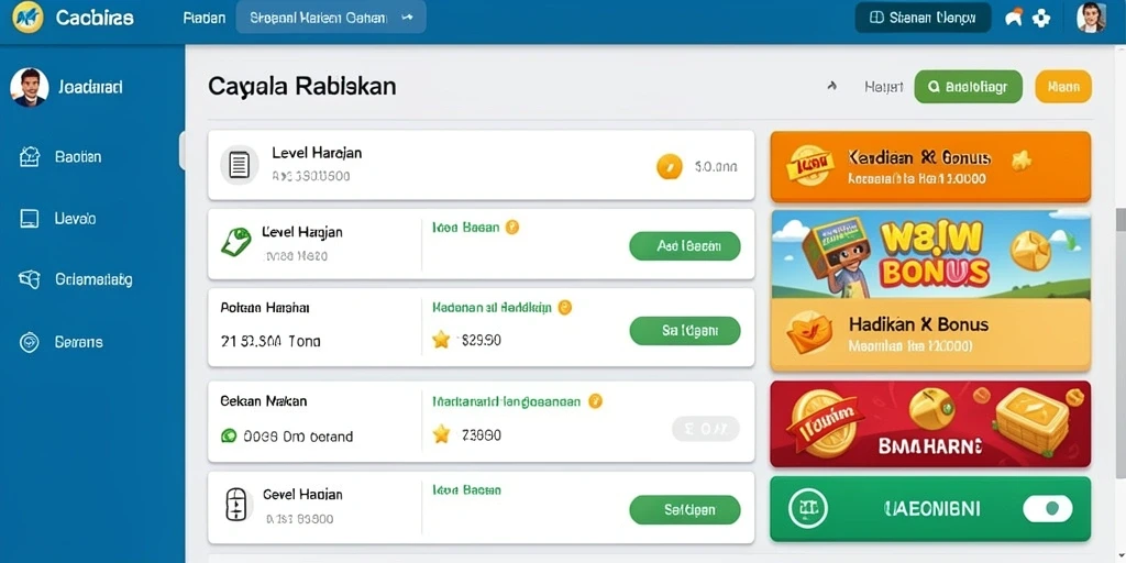 Tampilan awal yang menarik dan ramah pengguna.